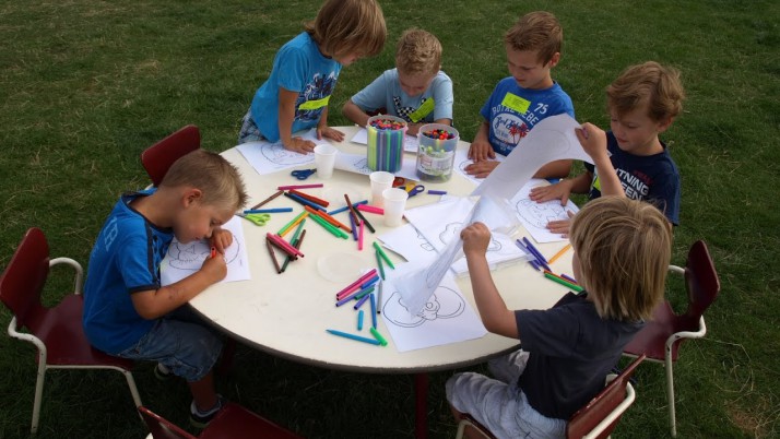 Rabo kinderpicknick in de sporthal