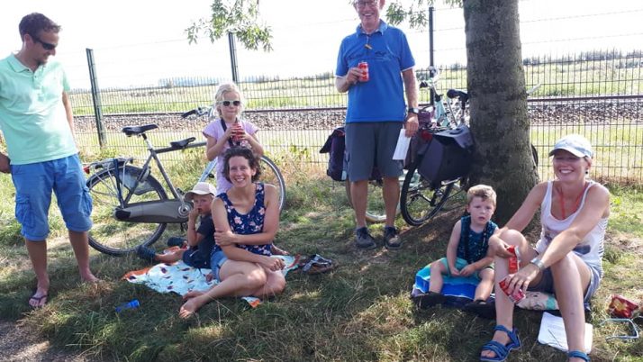 Leuk om te zien dat jong en oud meefiets met Woutjebrugge