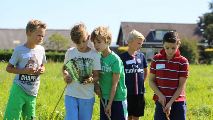 Bij “boer” Piet leeft van alles in de slootjes.