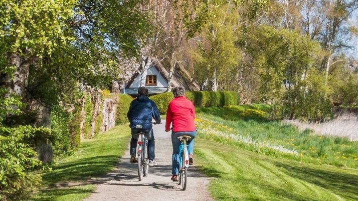 Fietsen in het zonnetje!