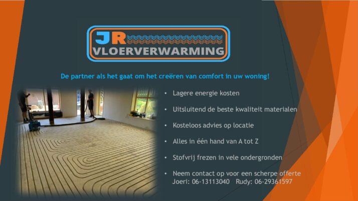 JR Vloerverwarming