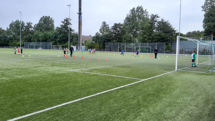 Veel talent op voetbalveld