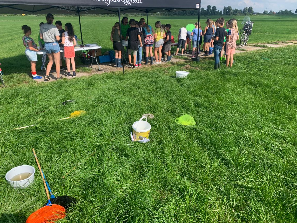 Droge voeten bij het onderdeel slootjes